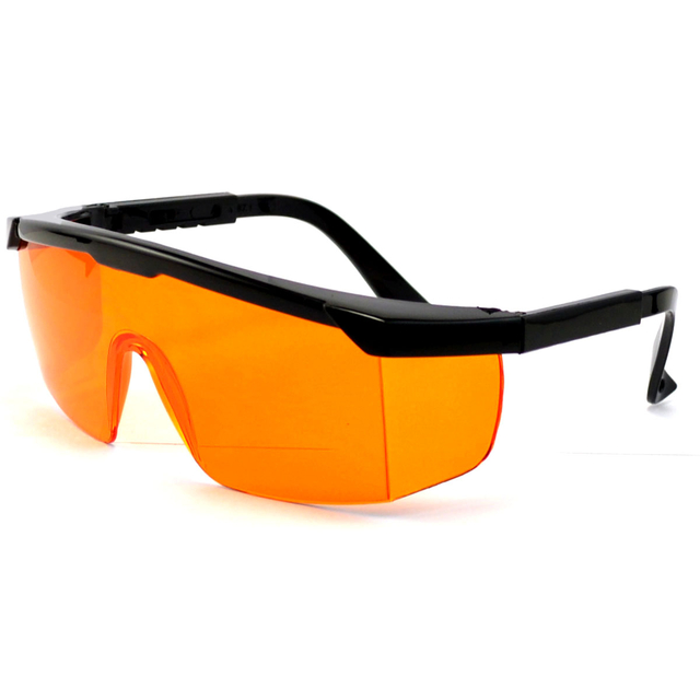 EN207 Approval Adjustable Temple Length Anti UVC Protective Goggles Blue Light Blocking Safety Glasses