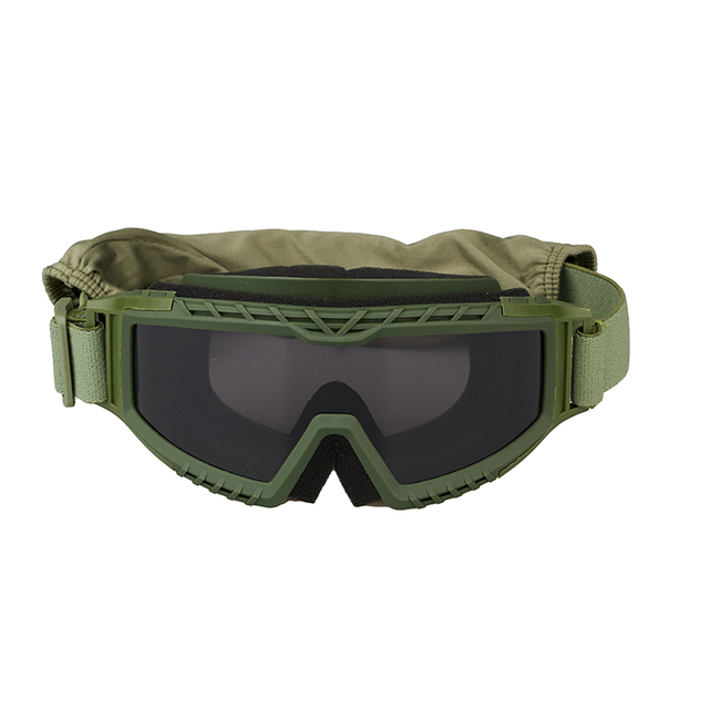 3.5mm Hard Coated Anti Fog Interchangeable Tactical Shooting Goggles