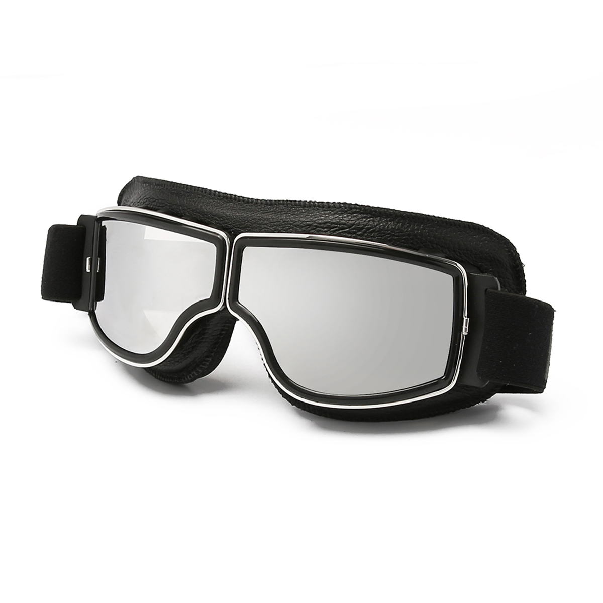Comfortable Anti Slip Strap Anti Impact Vintage Motocross Goggles