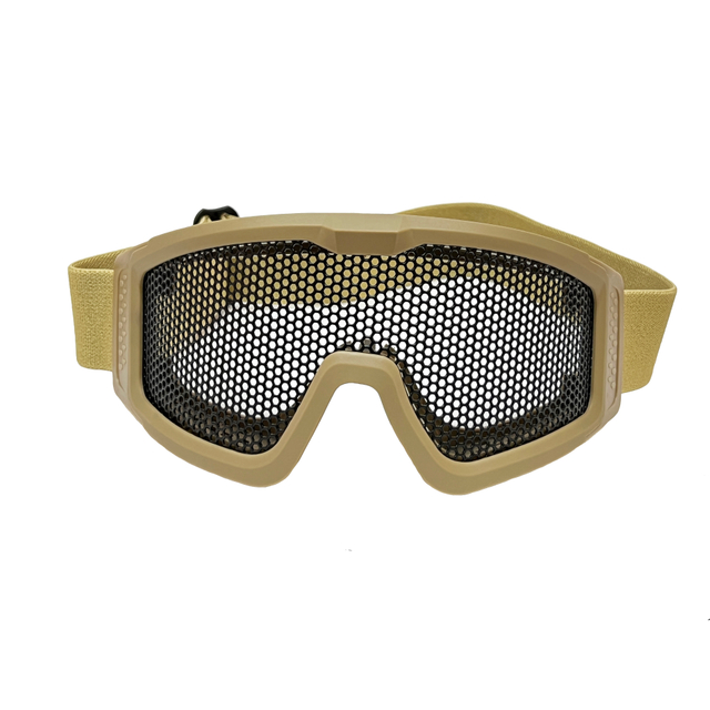 Breathable Paintball Net Protective Tactical Metal Mesh Goggles