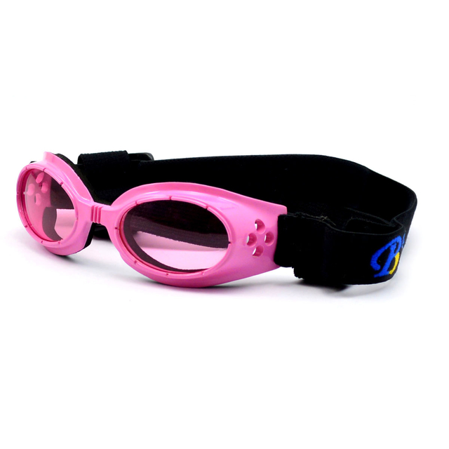 Adjustable Head & Chin Strap Anti UV Foldable Pet Sunglasses