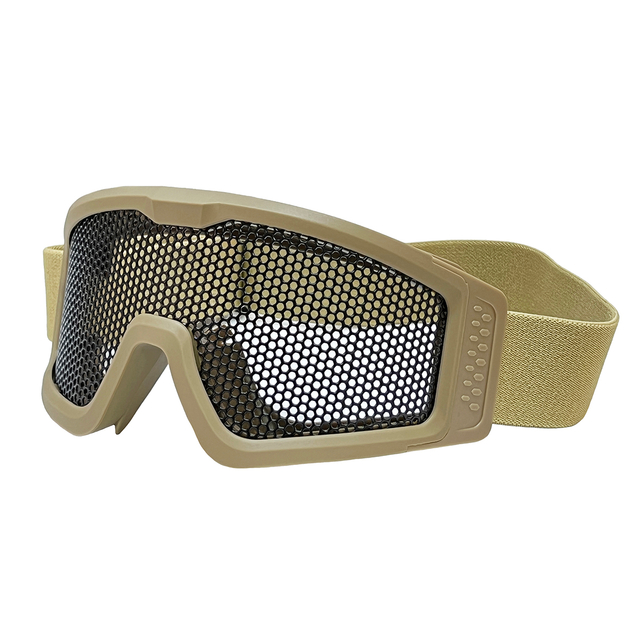 Breathable Paintball Net Protective Tactical Metal Mesh Goggles