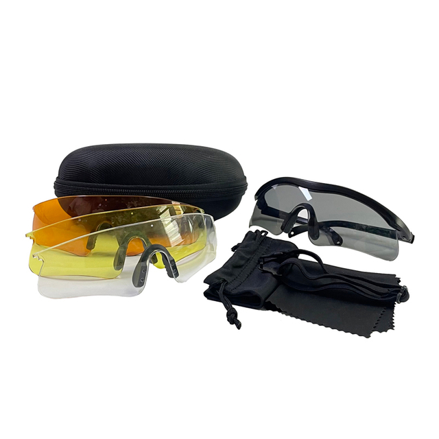 Interchangeable Anti Shock Shooting Safety Glasses Protective Goggles