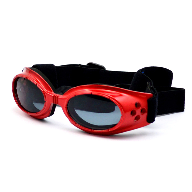 Adjustable Head & Chin Strap Anti UV Foldable Pet Sunglasses