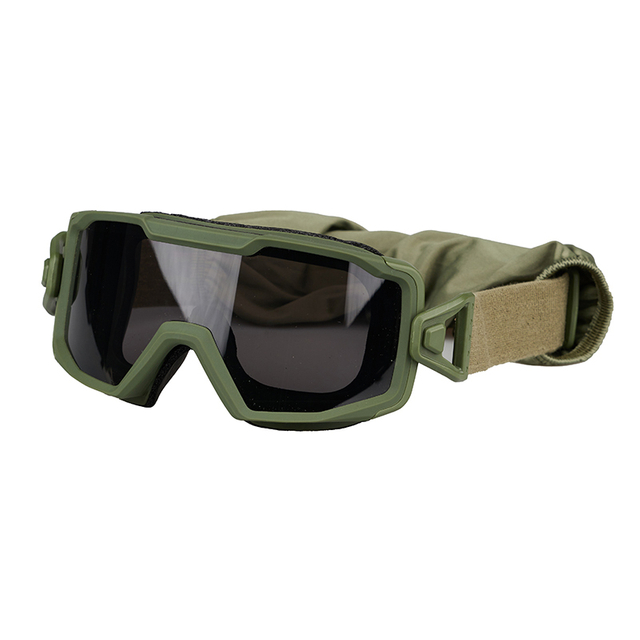 2.5mm Tactical Lenses Explosion Proof Ballistic Shatterproof Goggles