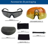 Interchangeable Anti Shock Shooting Safety Glasses Protective Goggles